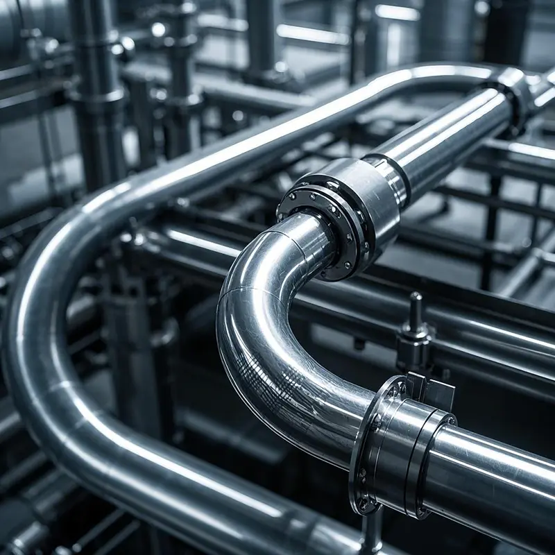 Edelstahlrohr für die chemische Industrie