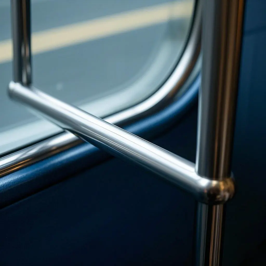 Edelstahlrohr für Handläufe in Transportfahrzeugen