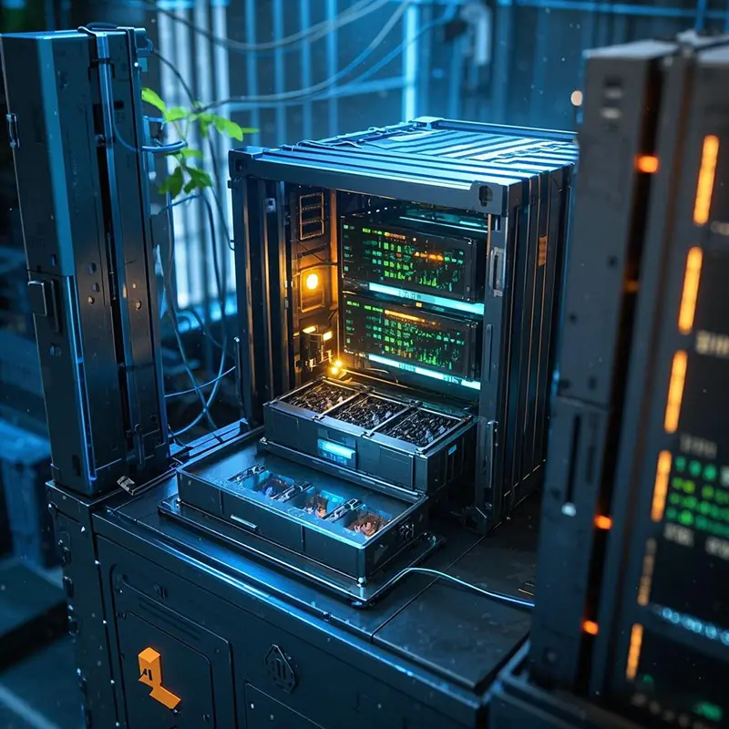 Pfeife für Virtual Container Container Computer Room