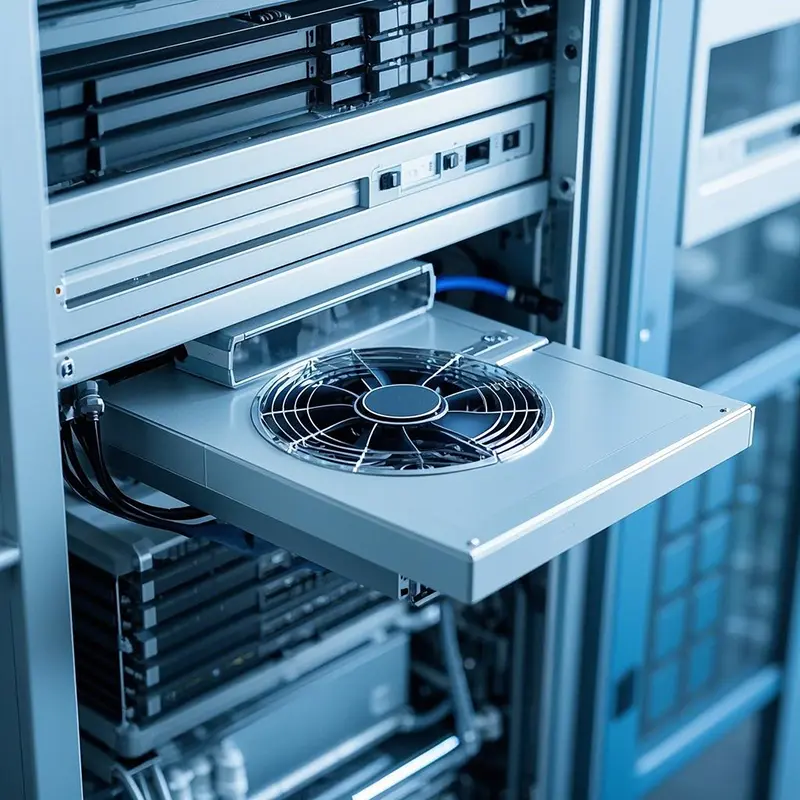 Rechteckiges Edelstahlrohr für Datenschrank